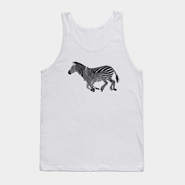 Zebra Tank Top by sibosssr